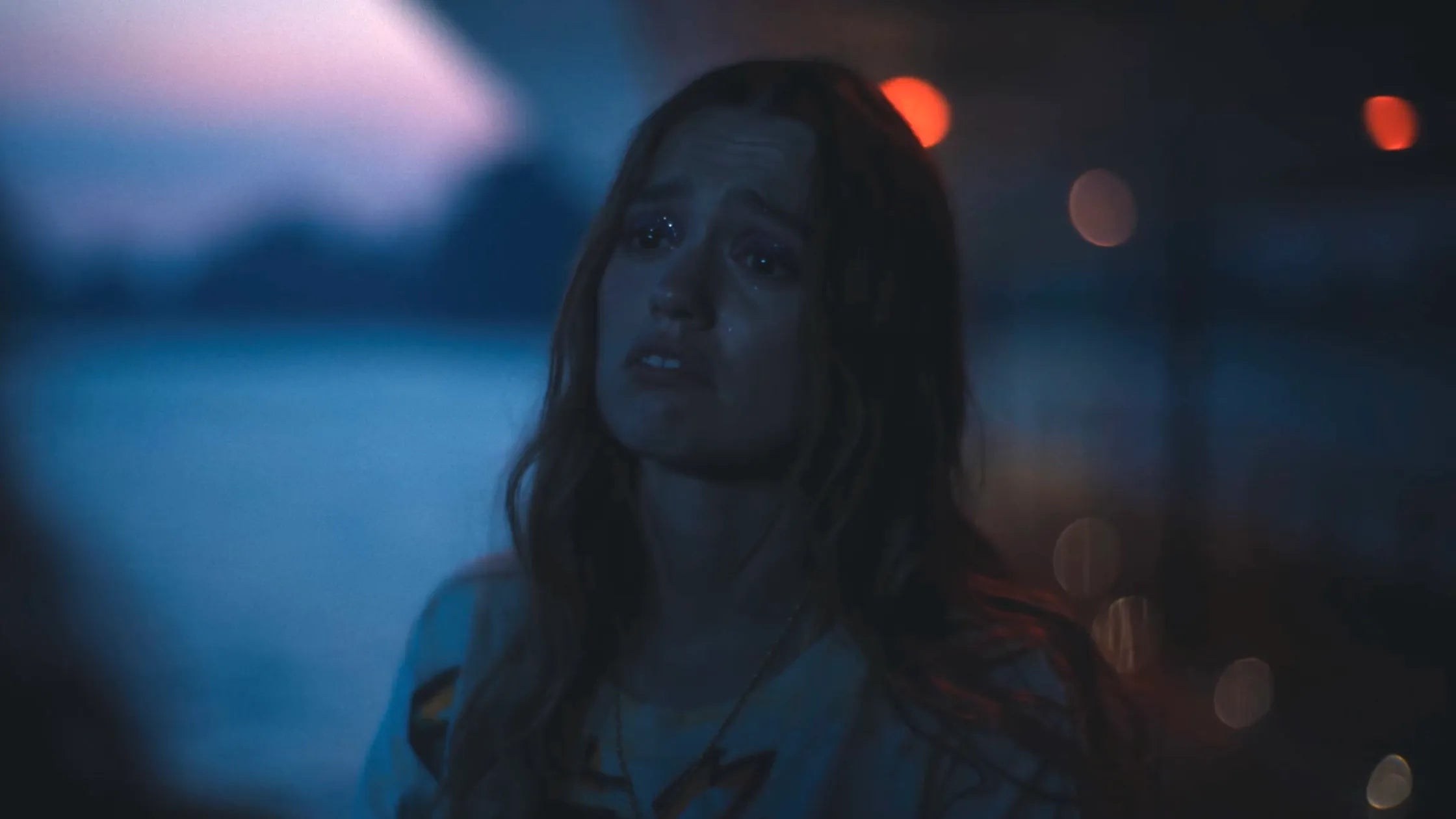 Viseart Paris Editorial Brights Makeup on Aimee Lou from the HBO show, white lotus.