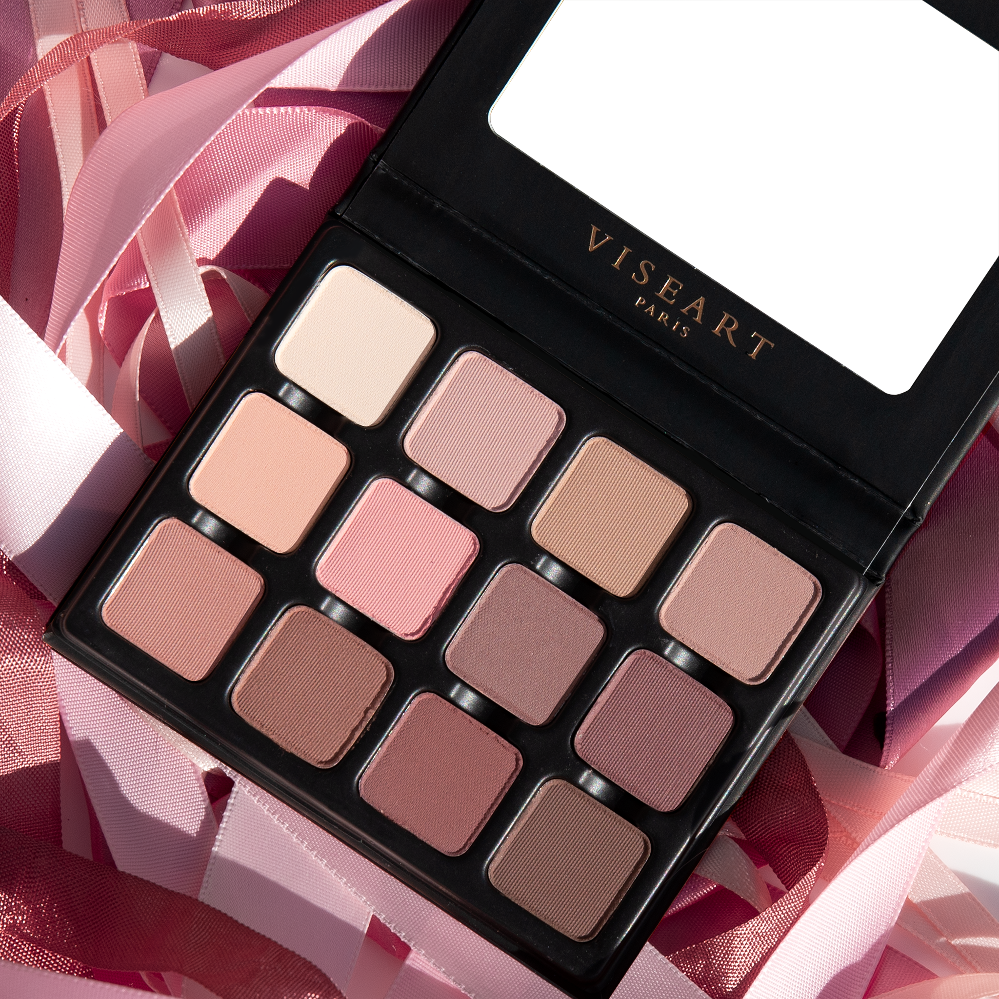 Paris Cherubine Mattes palette group shot, shades visible, arranged uniformly