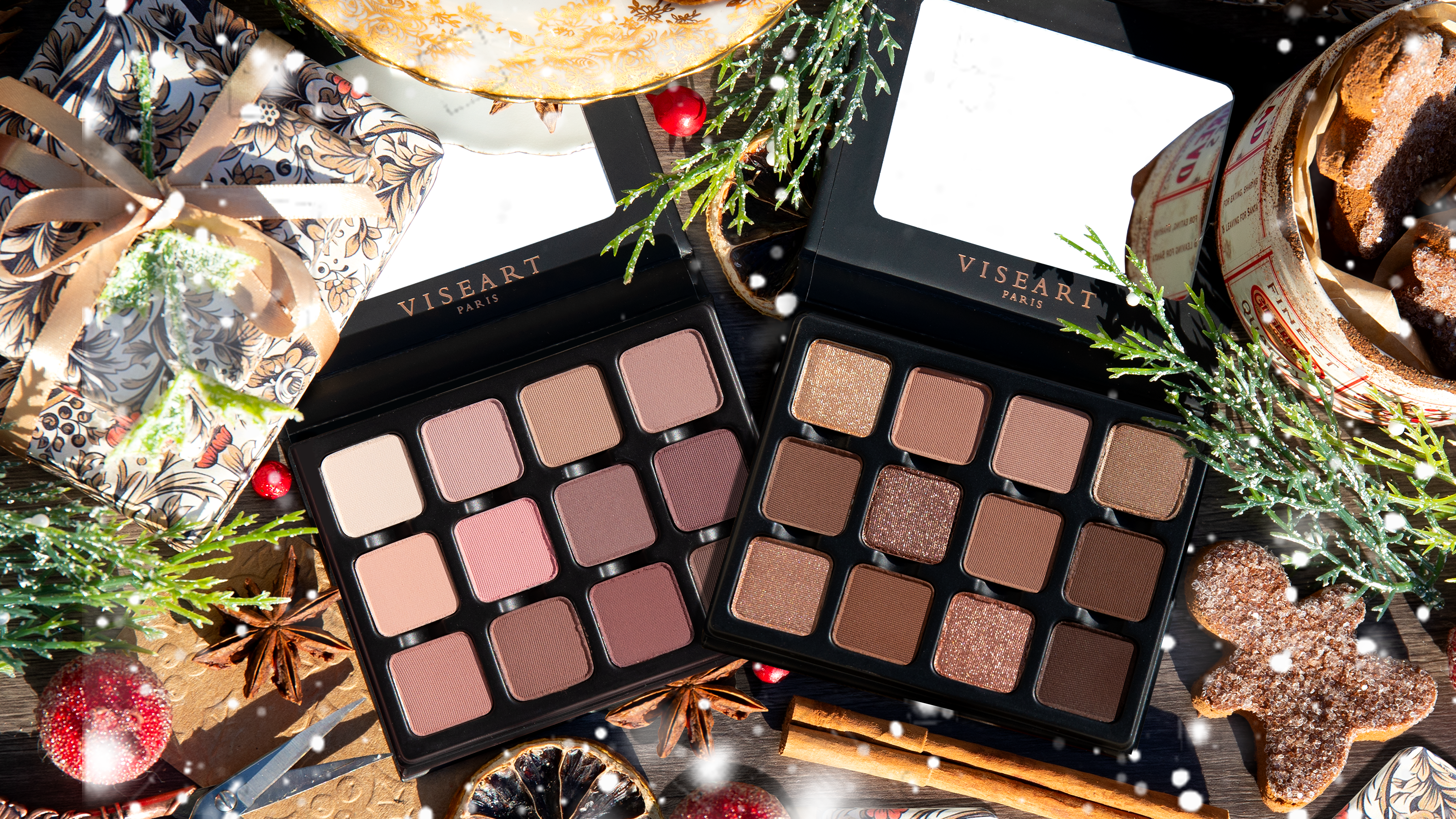 Petites Praline Dulce palette group shot, shades visible, arranged uniform