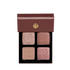Open Petits Fours - Isolde 4-pan palette on white background showcasing pressed powders in rose, nude shimmer, and soft satin tones.