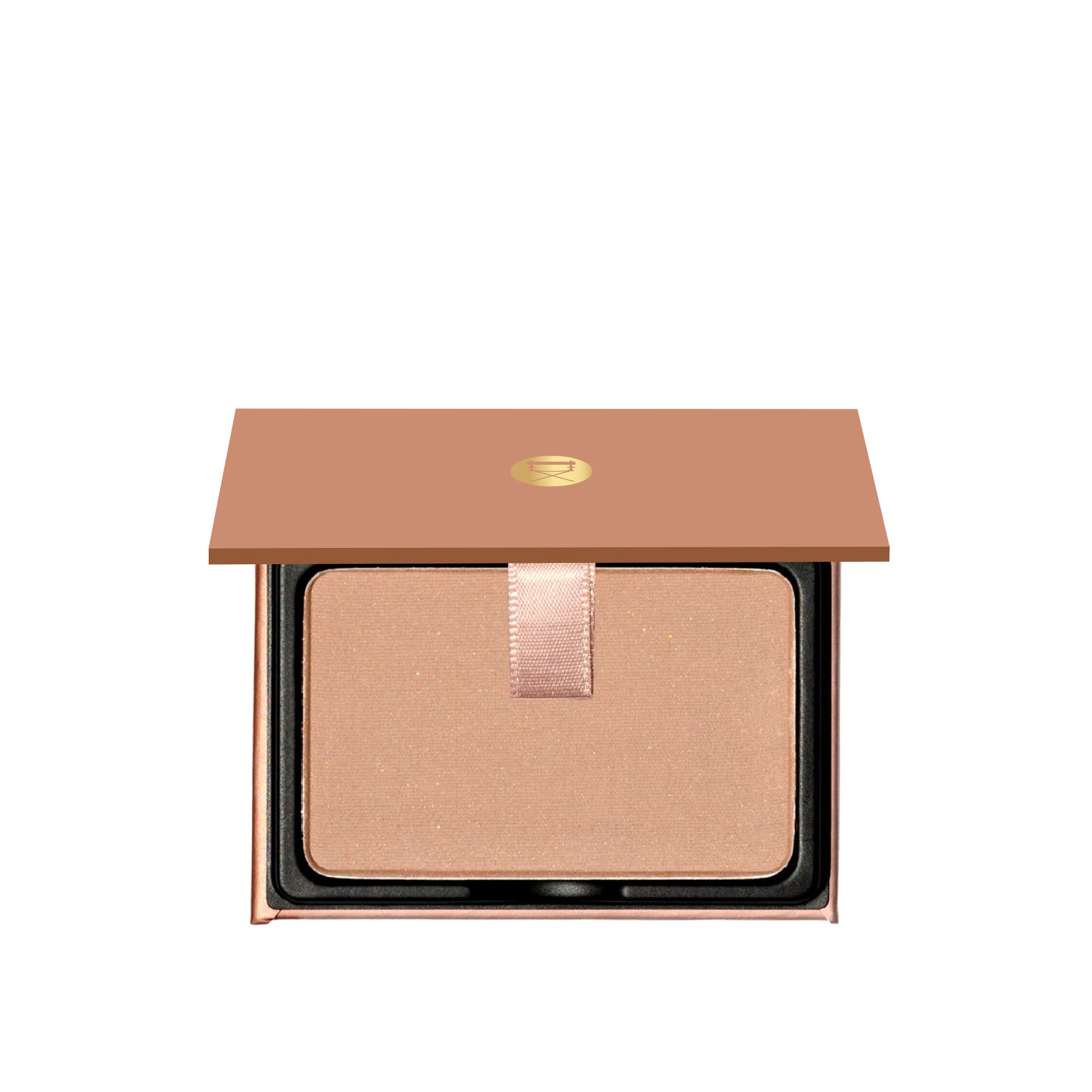 Viseart Bronze Noix open to reveal deep matte bronzer for sculpting and definition on medium to deep skin tones.