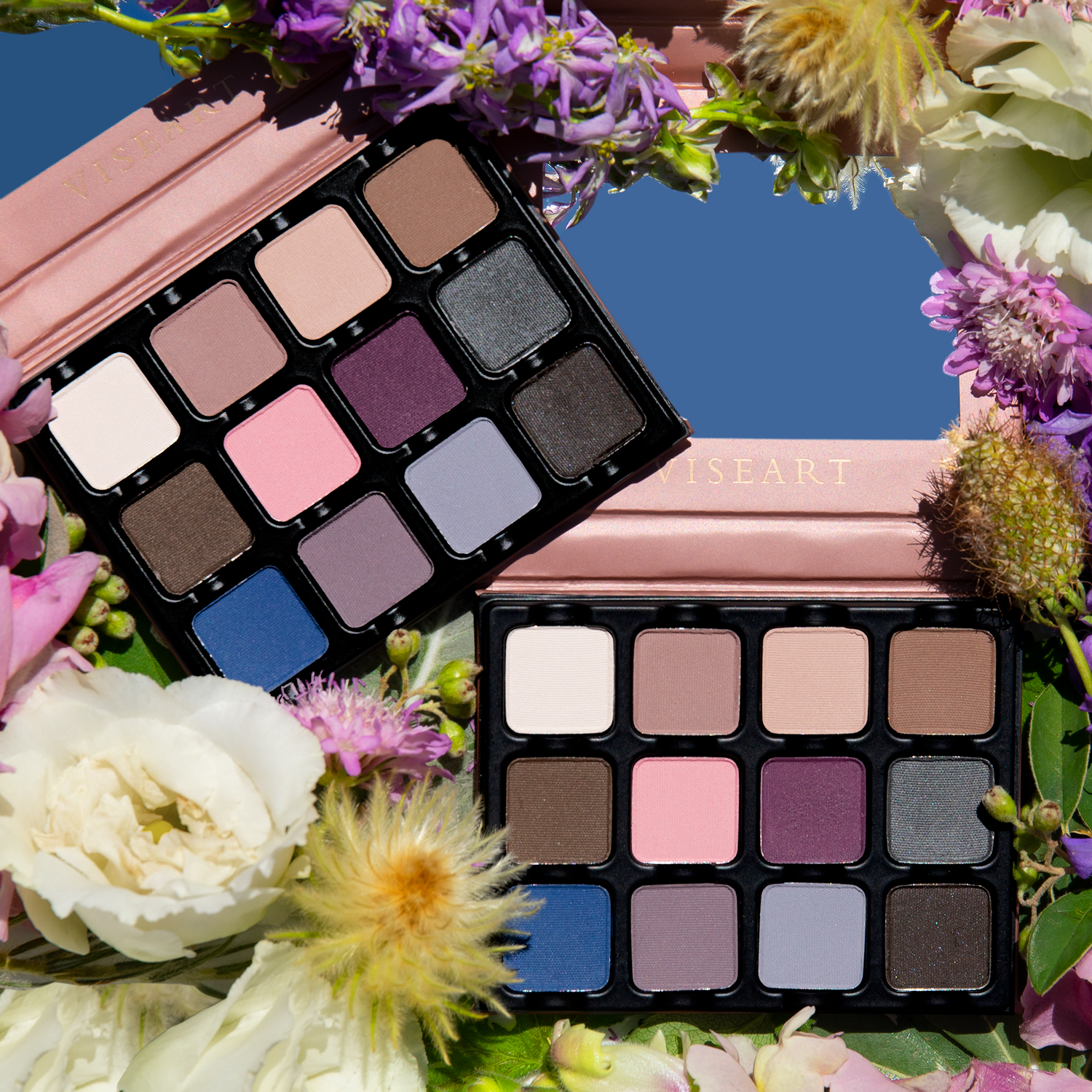 Petites Mattes Cool Original shown in a group with other cool-toned, soft glam matte palettes.