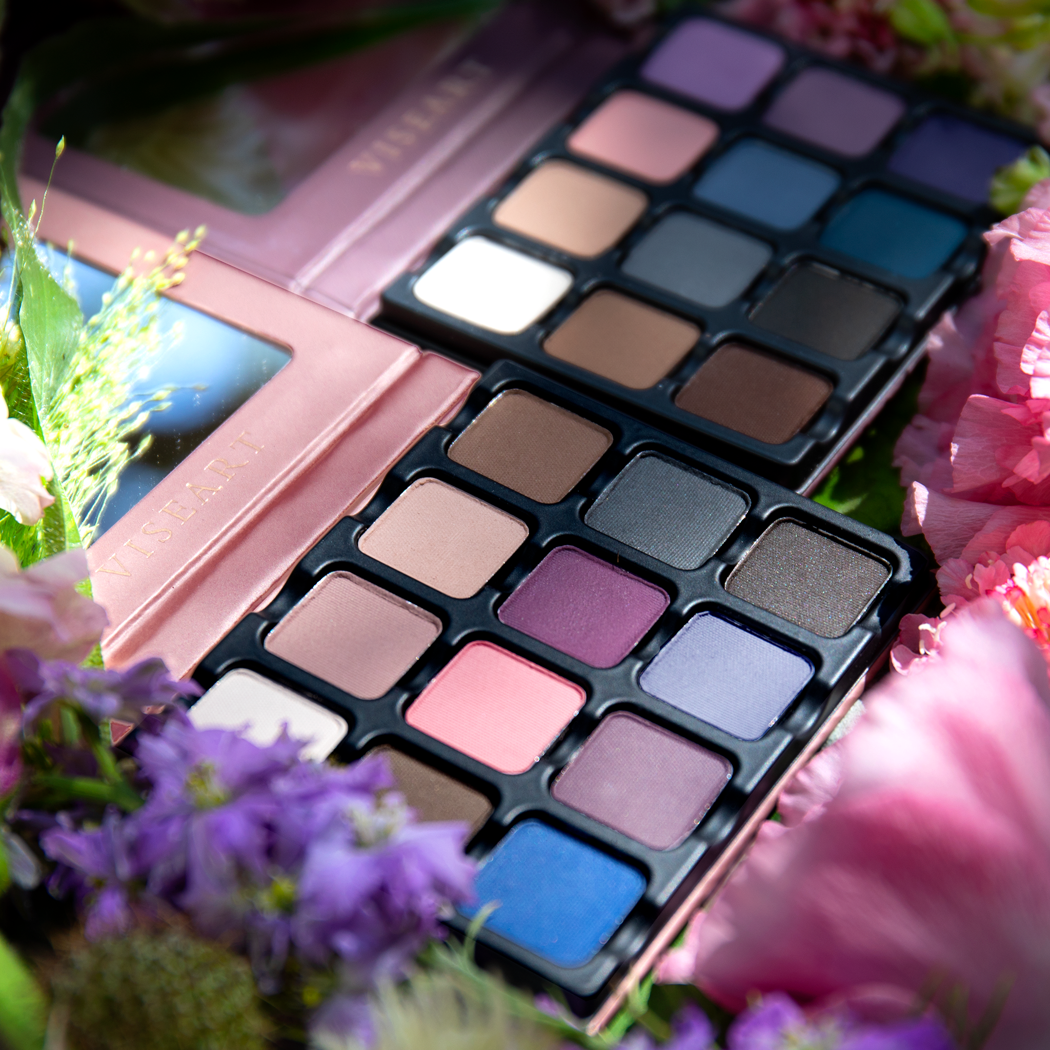Petites Mattes Cool Original shown in a group with other cool-toned, soft glam matte palettes.