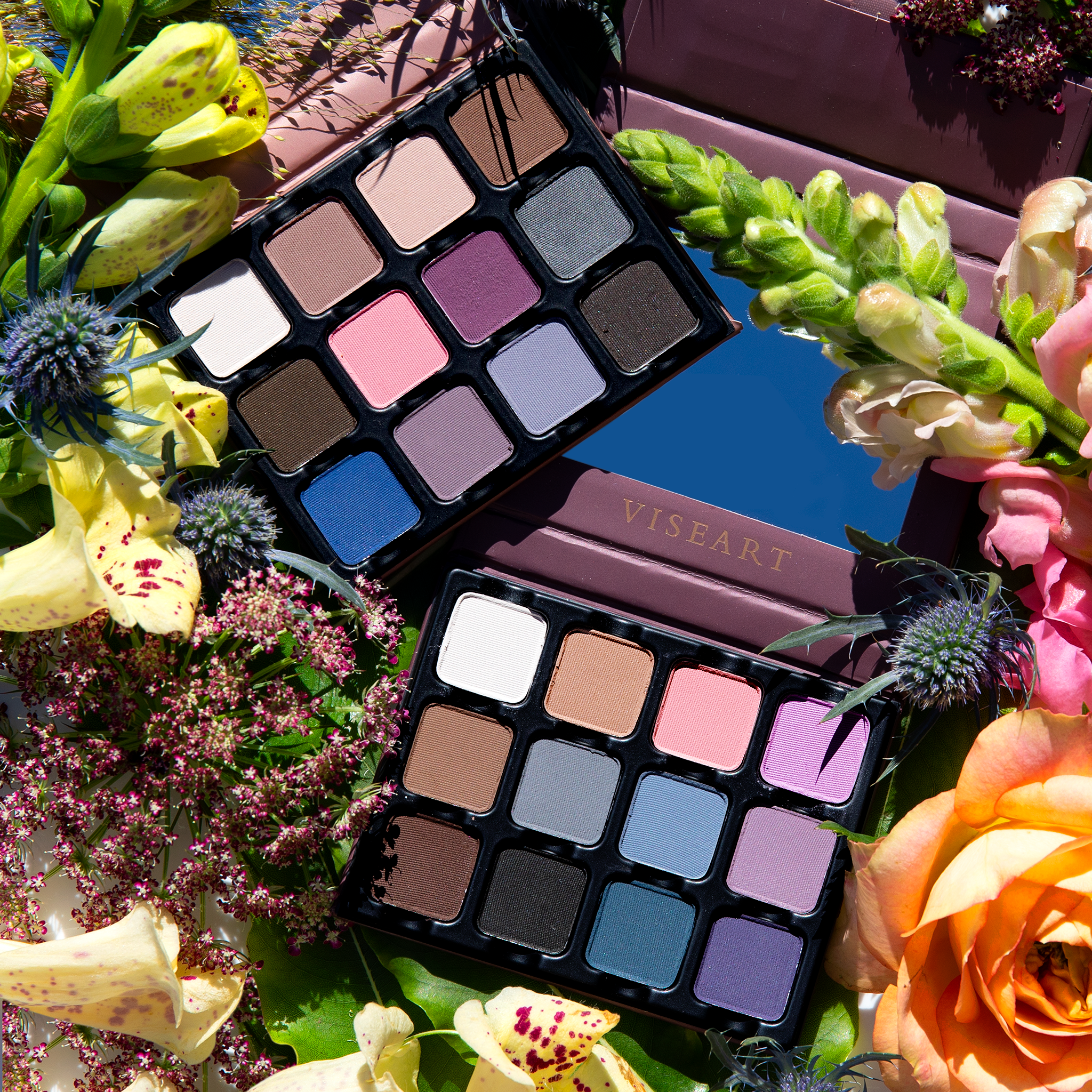 Petites Mattes Cool Original shown in a group with other cool-toned, soft glam matte palettes.