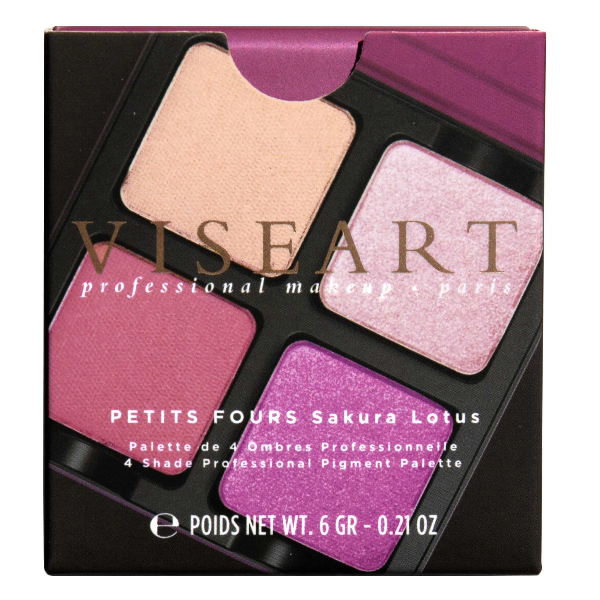 Closed Sakura Lotus Palette showing cherry blossom pink, rose shimmer, and soft matte pastel bloom shades.