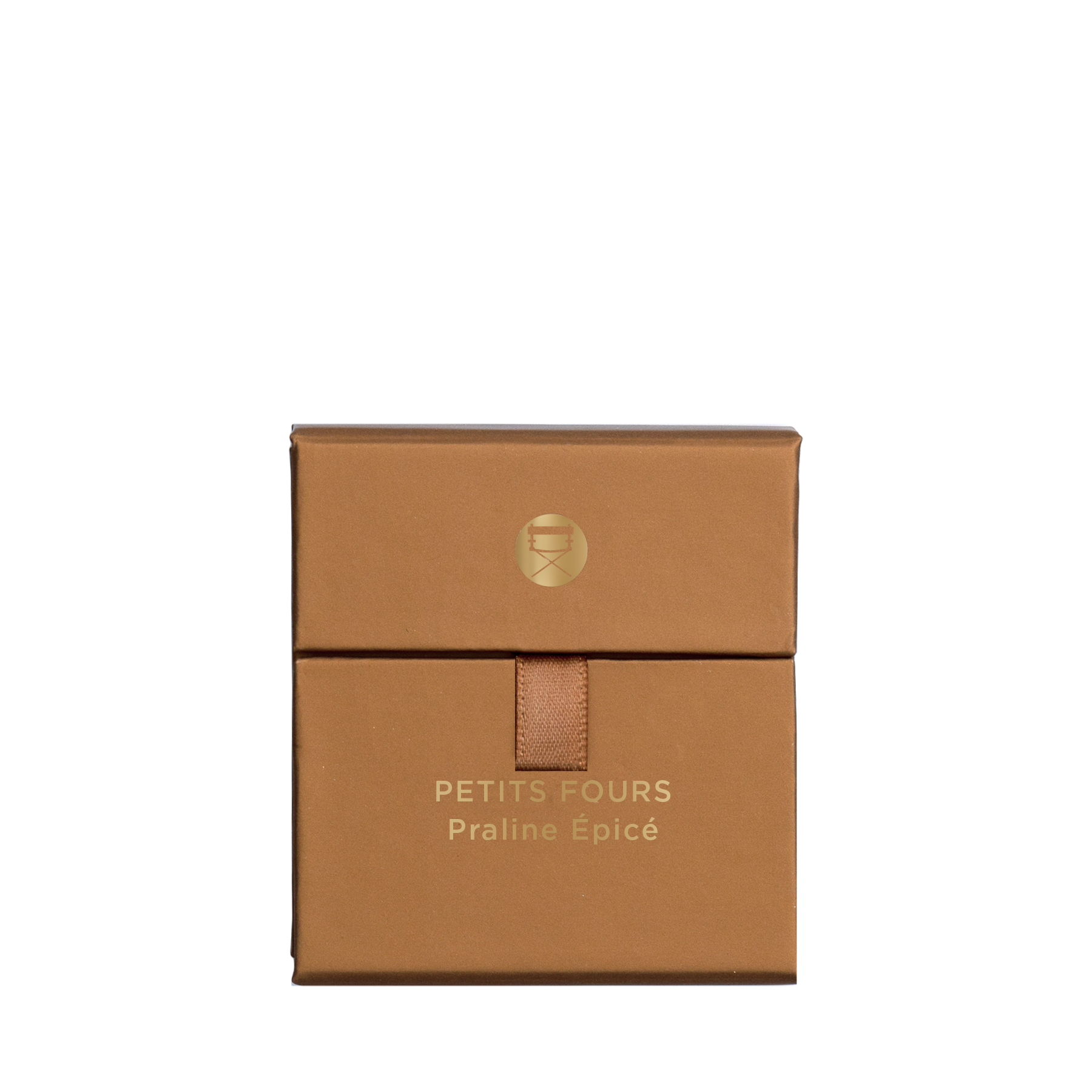 Closed case of Petits Fours Praline Epice palette with spiced taupe, bronze shimmer, and warm cinnamon tones.