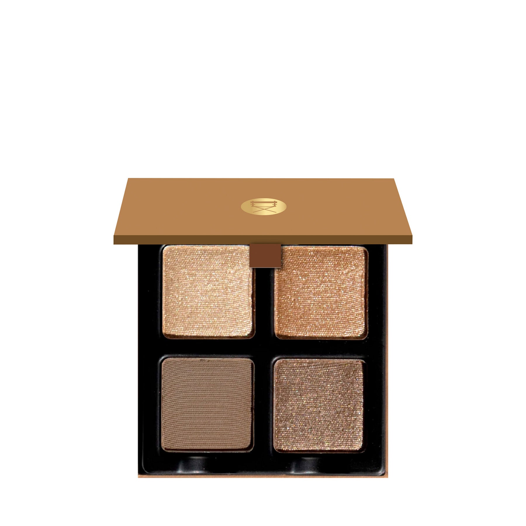 Petits Fours Praline Epice palette with spiced taupe, bronze shimmer, and warm cinnamon tones.