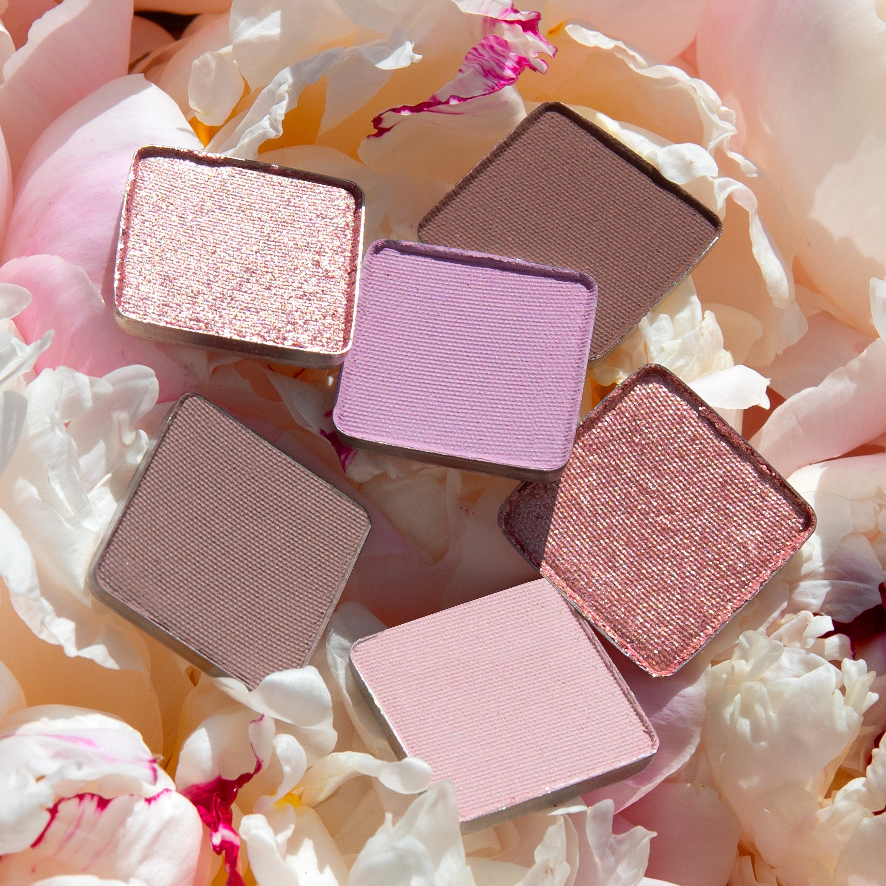 Paris Rêveries Étendu singles shown in a curated group image alongside other soft glam Viseart palettes.