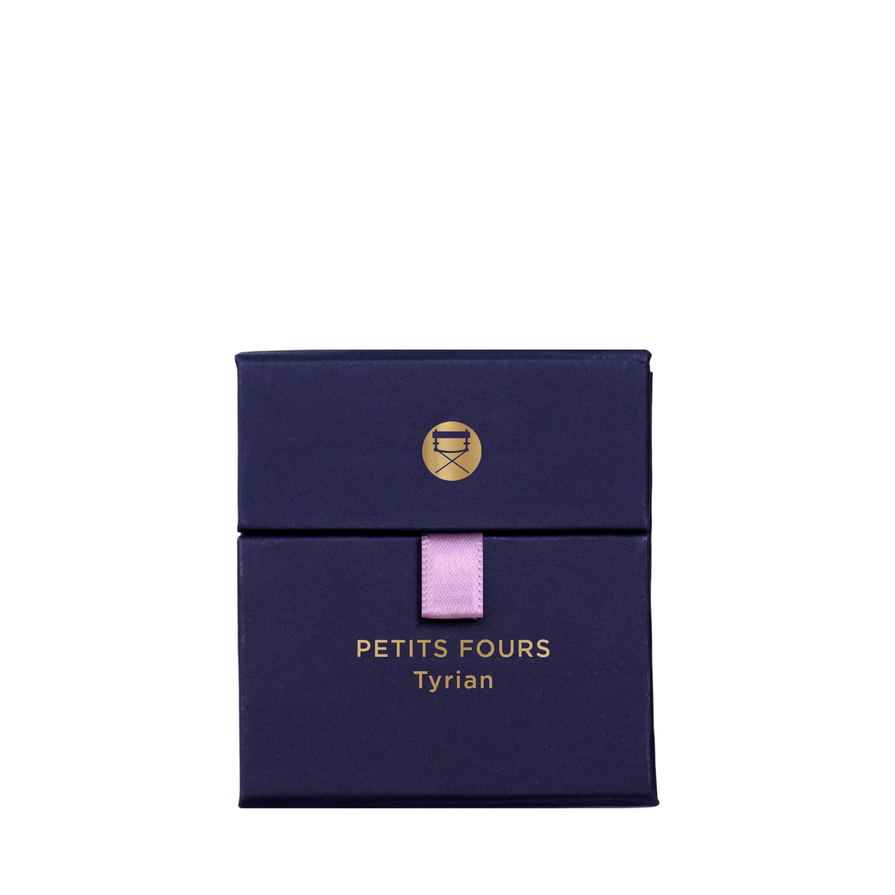 Closed Case of Petits Fours Tyrian palette with deep plum matte, fig shimmer, and antique burgundy tones.