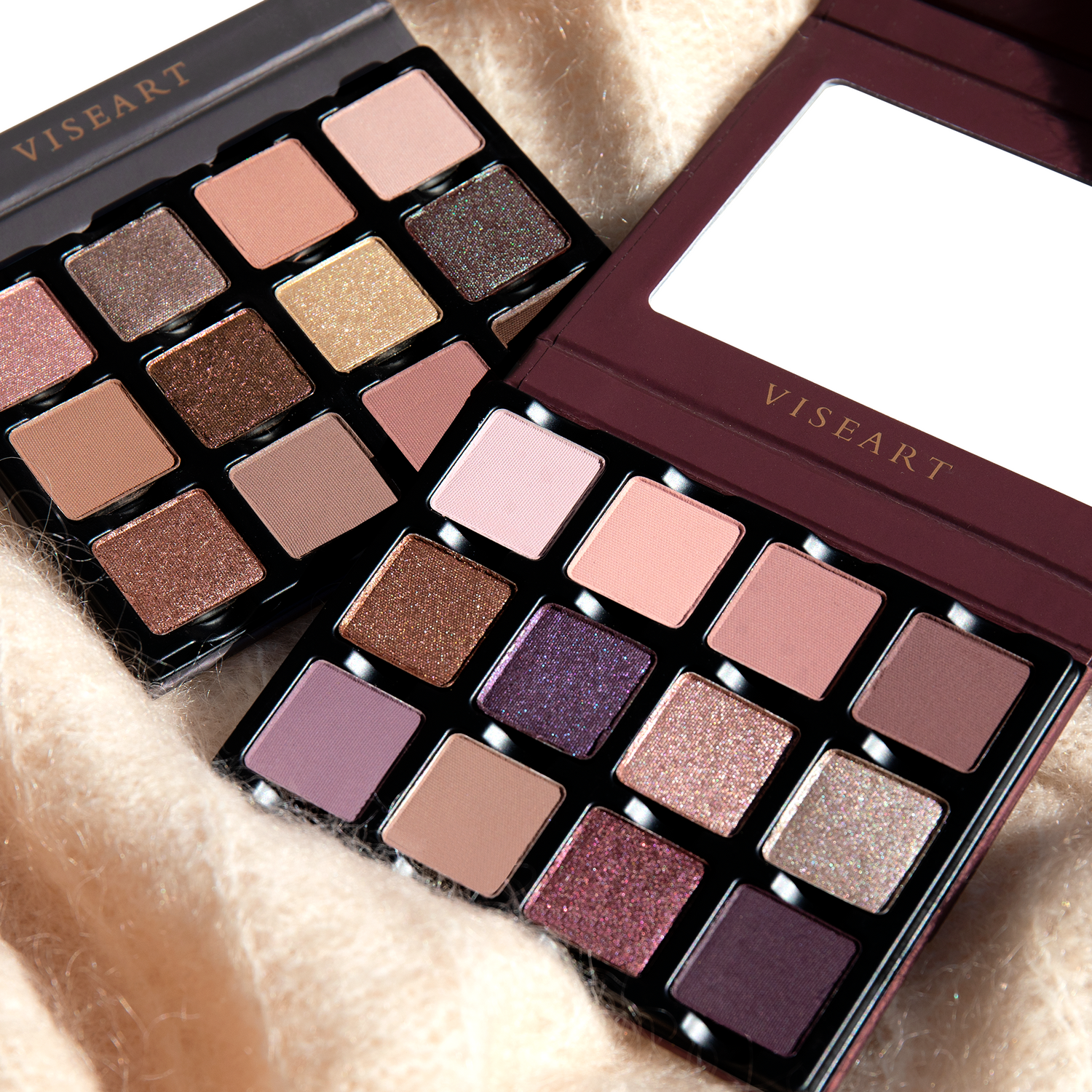 Violette Vespertine Étendu arranged in a group image with complementary palettes in the Violette collection.