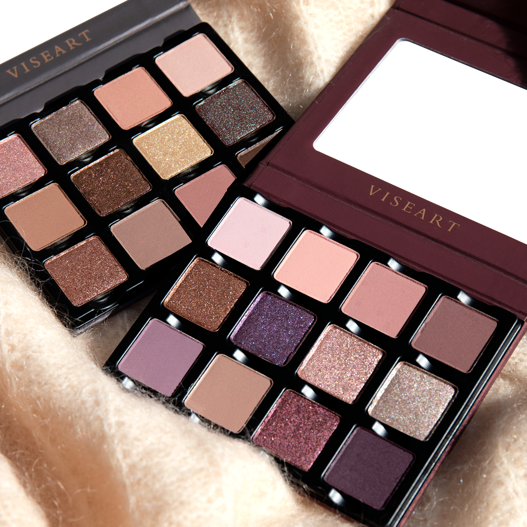 Violette Vespertine Étendu arranged in a group image with complementary palettes in the Violette collection.