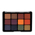 Open palette featuring rich matte tones from oxblood to soot black, designed for deep sculpting and bold editorial looks.