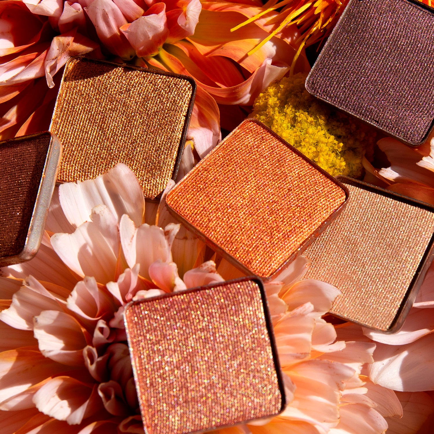 Viseart Paris Minxette Etendu Singles of rich warm neutrals including espresso, bronze, and terracotta with matte, satin, and shimmer finishes.