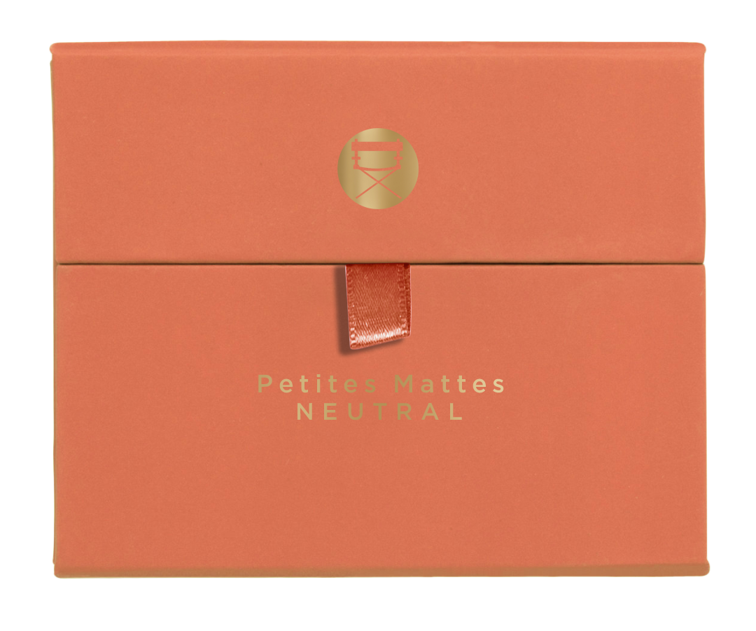 Closed palette showing neutral matte shades including beige, taupe, and brown, ideal for sculpting and everyday wear.
