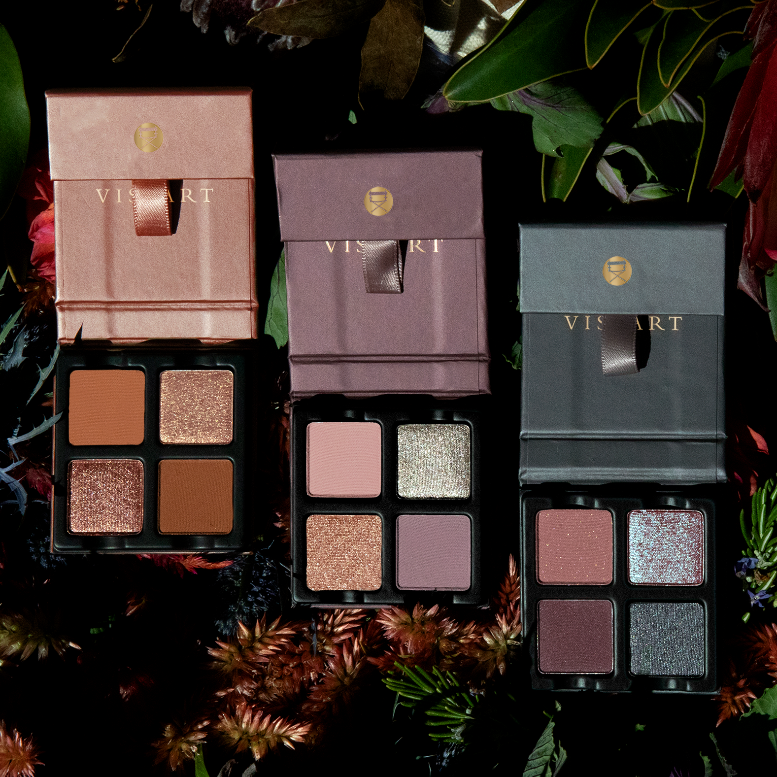 Petits Fours Violetta shown with complementary smoky-toned Petits Fours quads.