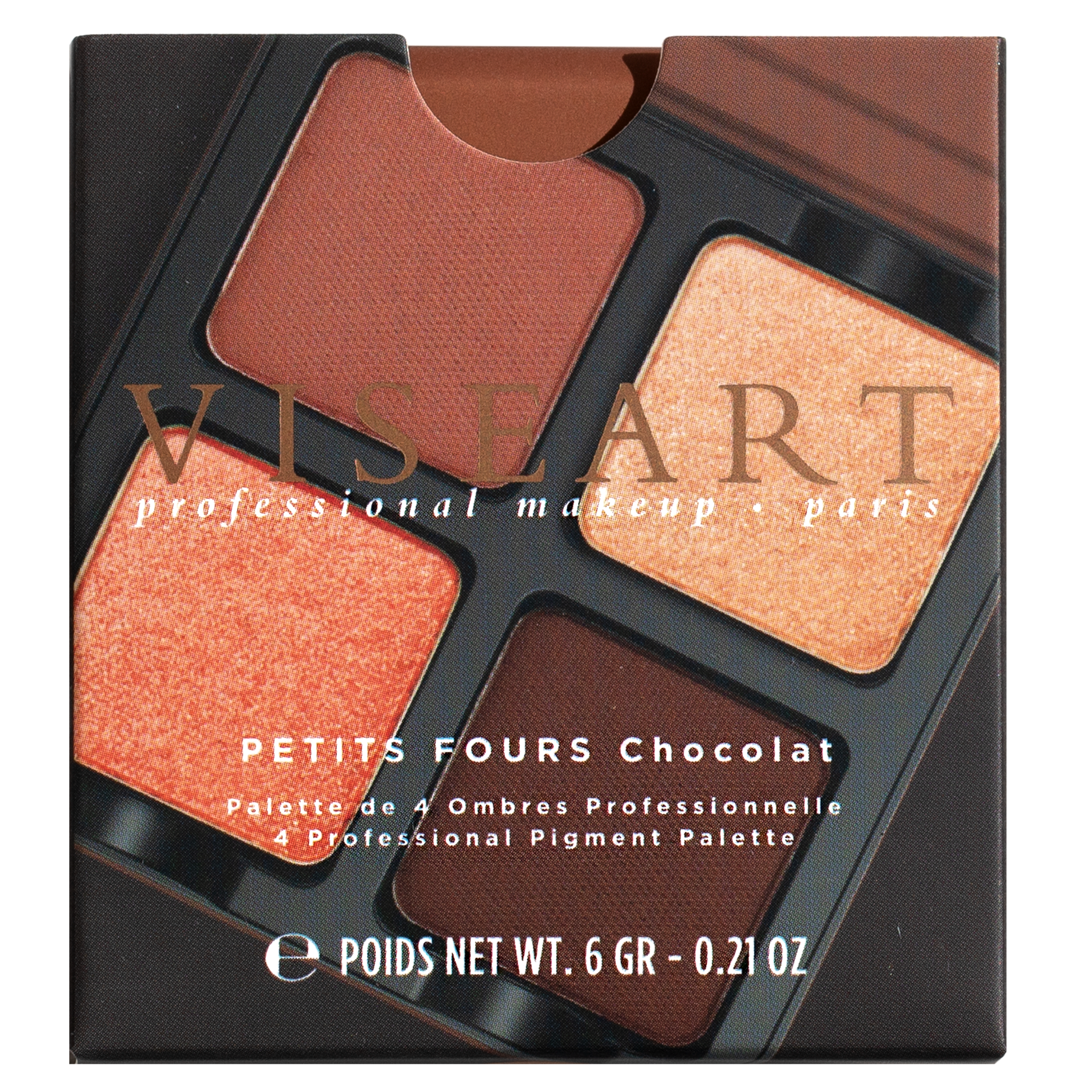 Viseart Paris Petits Fours Chocolat Eyeshadow Palette Carton