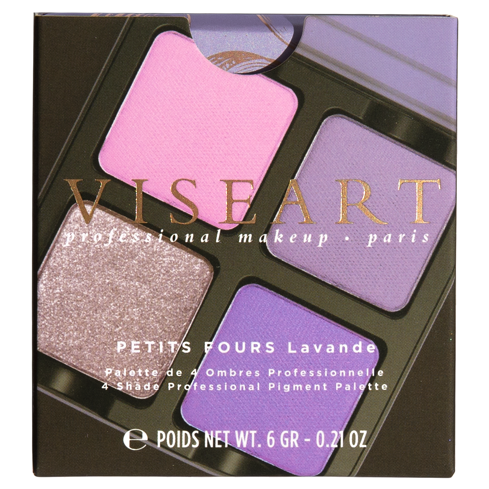 Viseart Paris Petits Fours Lavande Eyeshadow Palette Carton