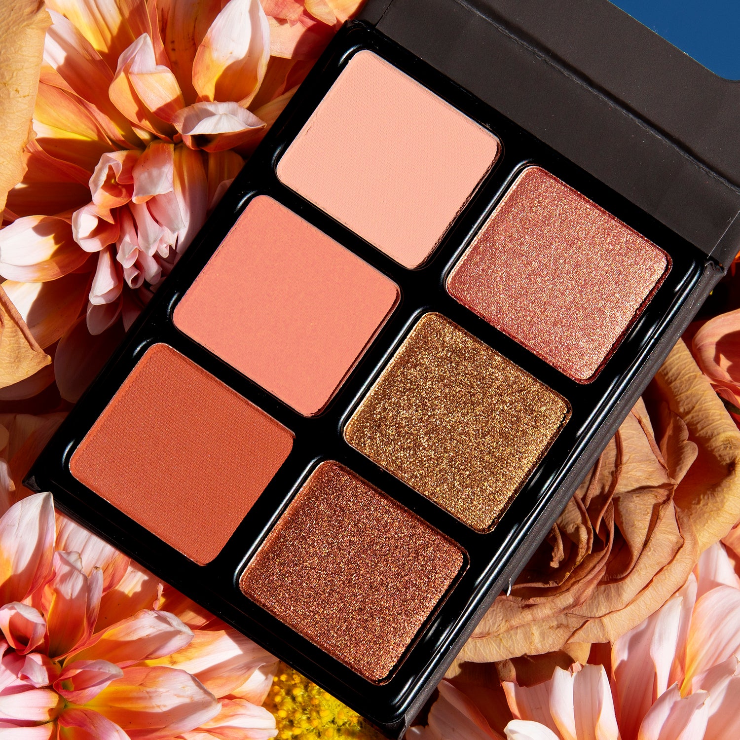 Open Theory Siren showing terracotta matte, burnt sienna, copper shimmer, and rust red shades.