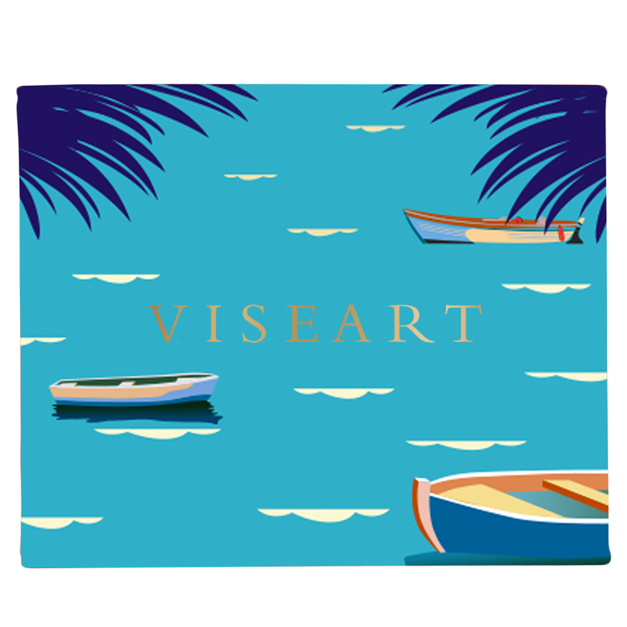 Closed palette of vibrant beach tones including coral shimmer, sunbeam gold, and bronze foil for summer glam.