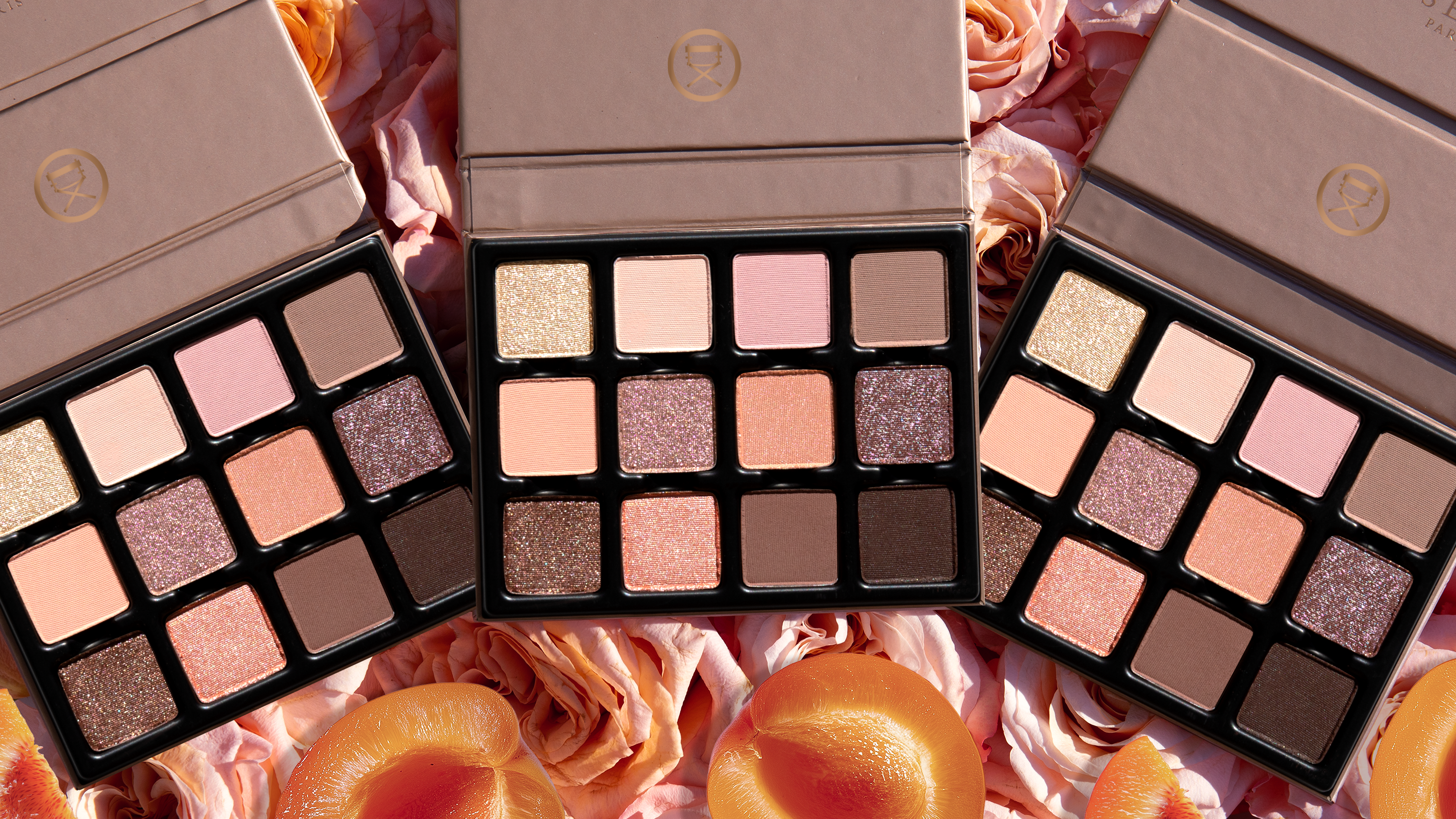 Apricotine Lumiére, duochrome, iridescent, shimmer, mattes, satins, confectionery, pastry, dessert, professional makeup, handcrafted, patisserie-inspired, professional artistry