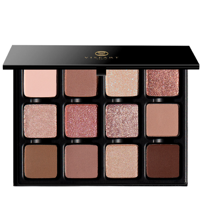Bon Bon Praline Étendu palette featuring twelve shades of pale nougat, honeyed sand, and blazing apricot.