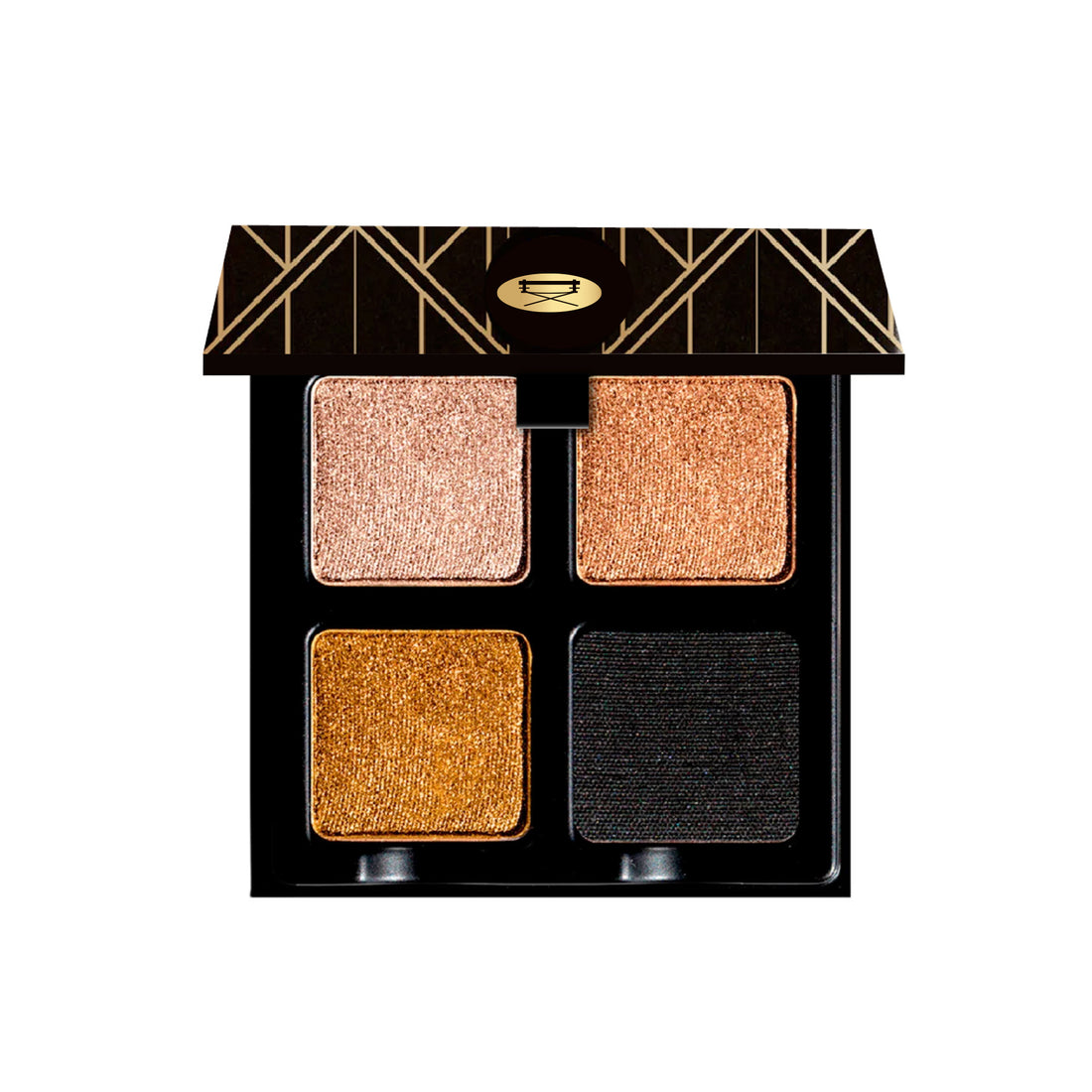 Petits Fours Bullion palette with metallic gold, soft champagne shimmer, and matte black.