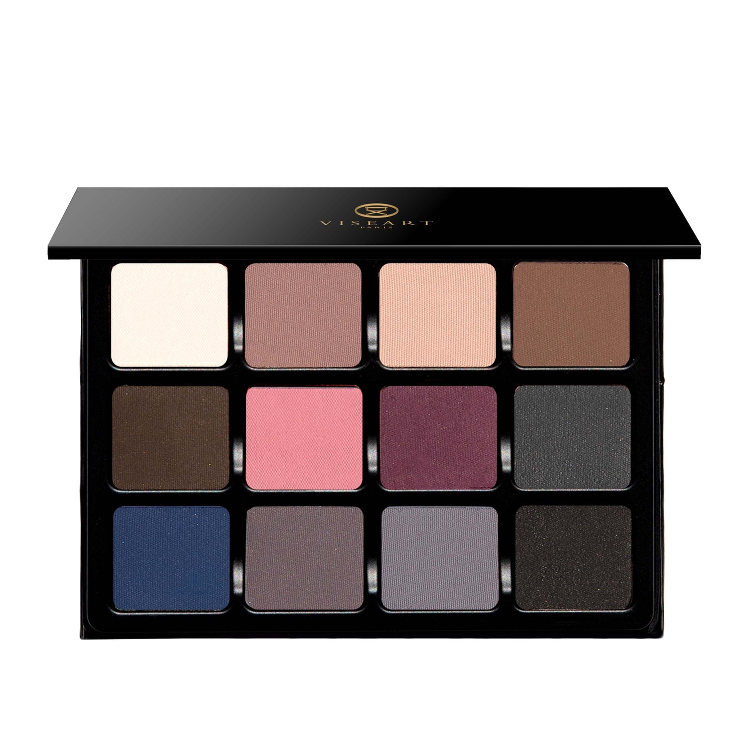 Open Cool Original VisePRO showing taupe, stone, bark, plum, and slate matte shades.