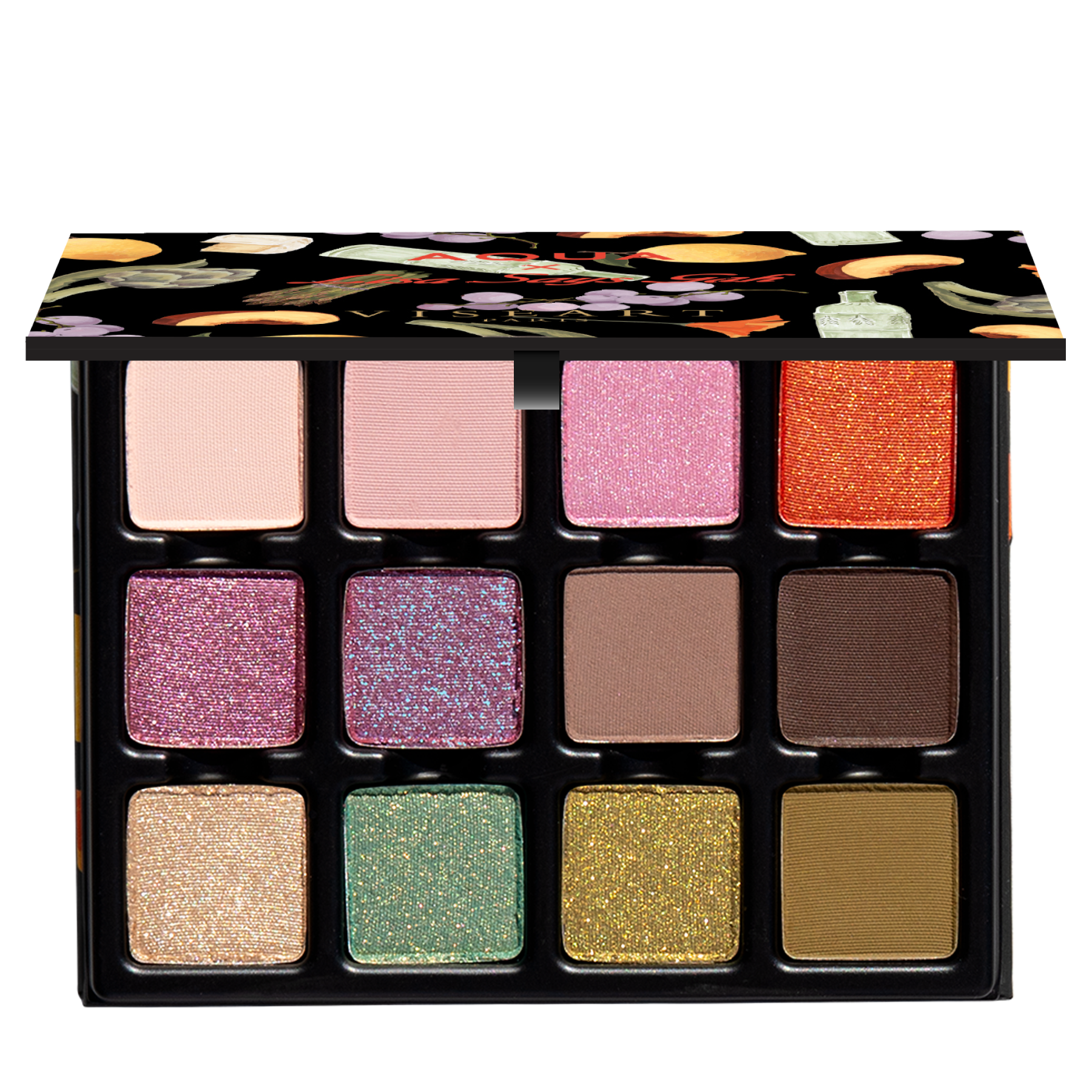 Viseart Paris Lisa Says Gah Bloomingdale’s eyeshadow palette, 12 magnetic pans, matte, satin, duochrome finishes