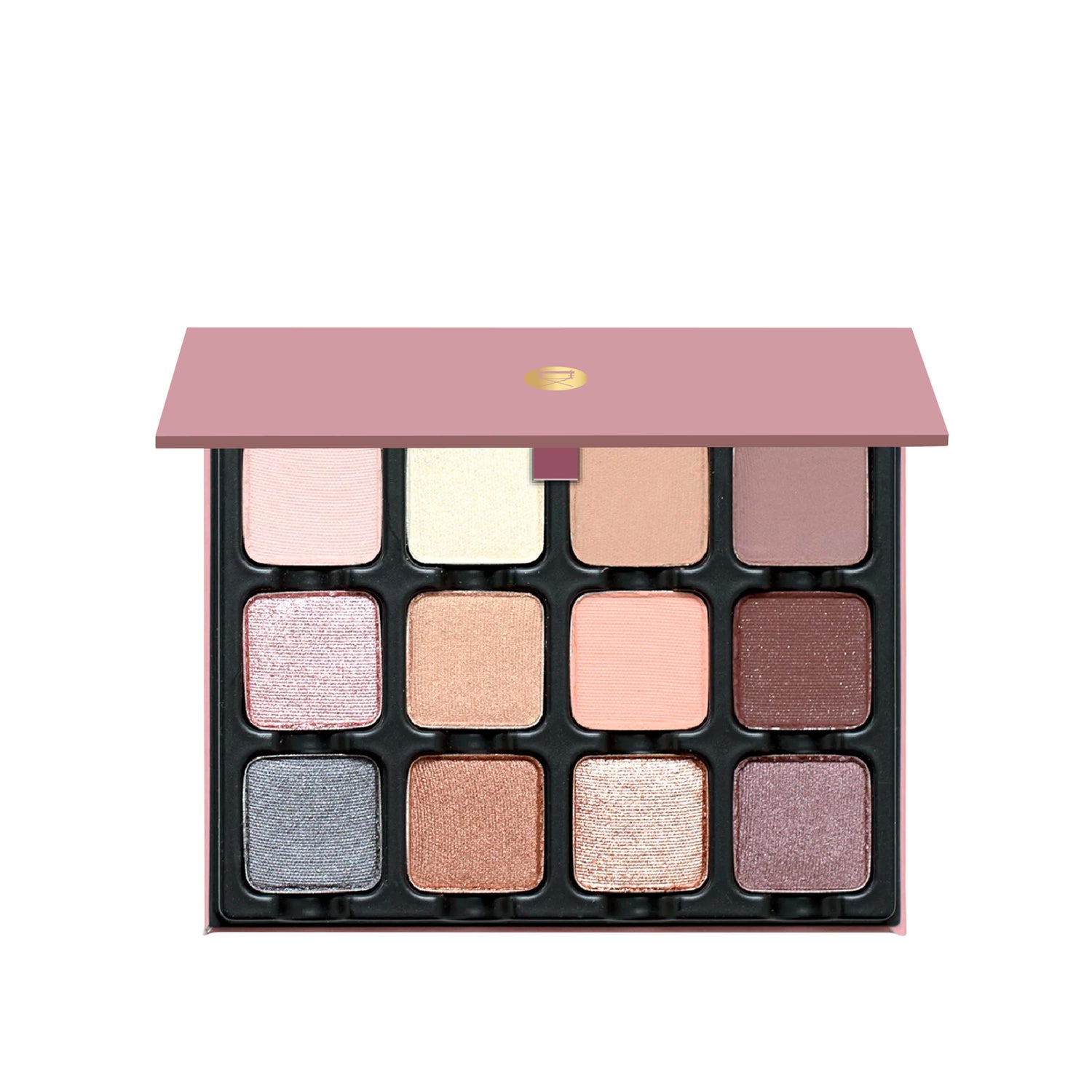 Open Paris Edit showing dusky pink, mauve, camel brown, and black cherry shades in matte, satin, and metallic finishes.