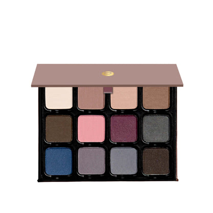 Open Petites Mattes Cool Original showing mauve, lilac, taupe, and charcoal gray matte shades