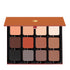 Swatches of matte neutrals like taupe and brown on fair skin, showing blendable, sculpting pigments.