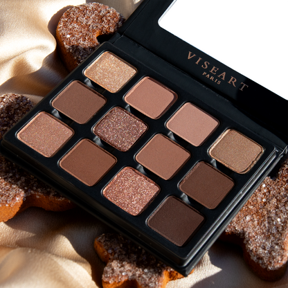 Petites Praline Dulce palette group shot, shades visible, arranged uniform