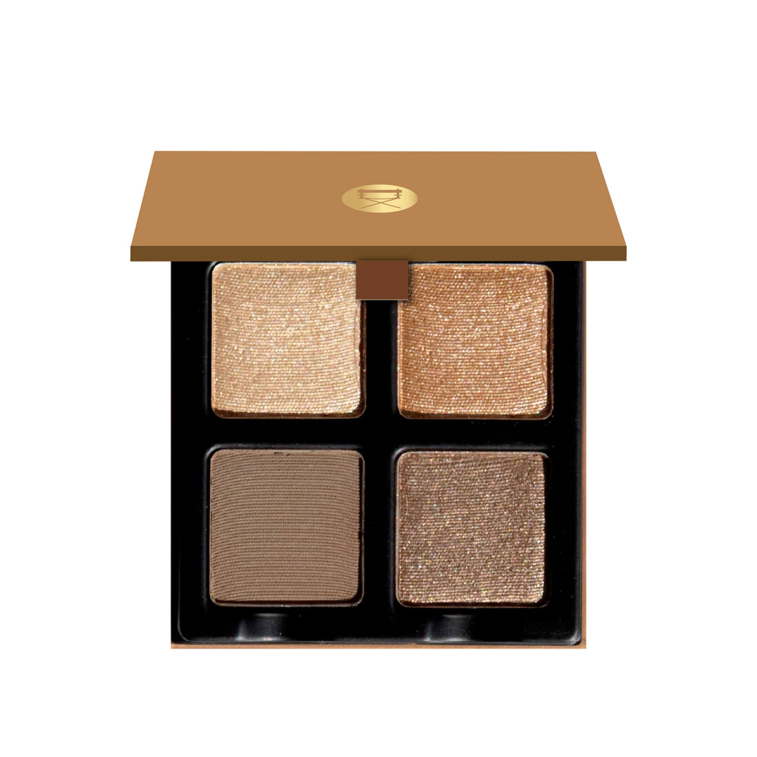 Petits Fours Praline Epice palette with spiced taupe, bronze shimmer, and warm cinnamon tones.