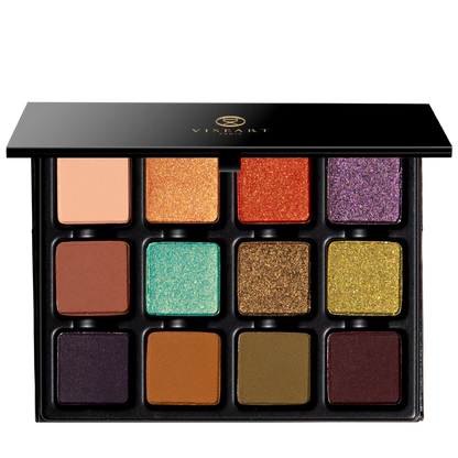 Serpentine Étendu eyeshadow palette, verdigris, copper, chartreuse, plum, jewel tones
