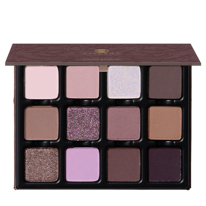 Violette Nocturne Étendu eyeshadow palette with 12 violet shades