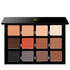Open palette with all-matte neutral shades from ivory to bark brown, ideal for contour, lid, and brow work across all skin tones.