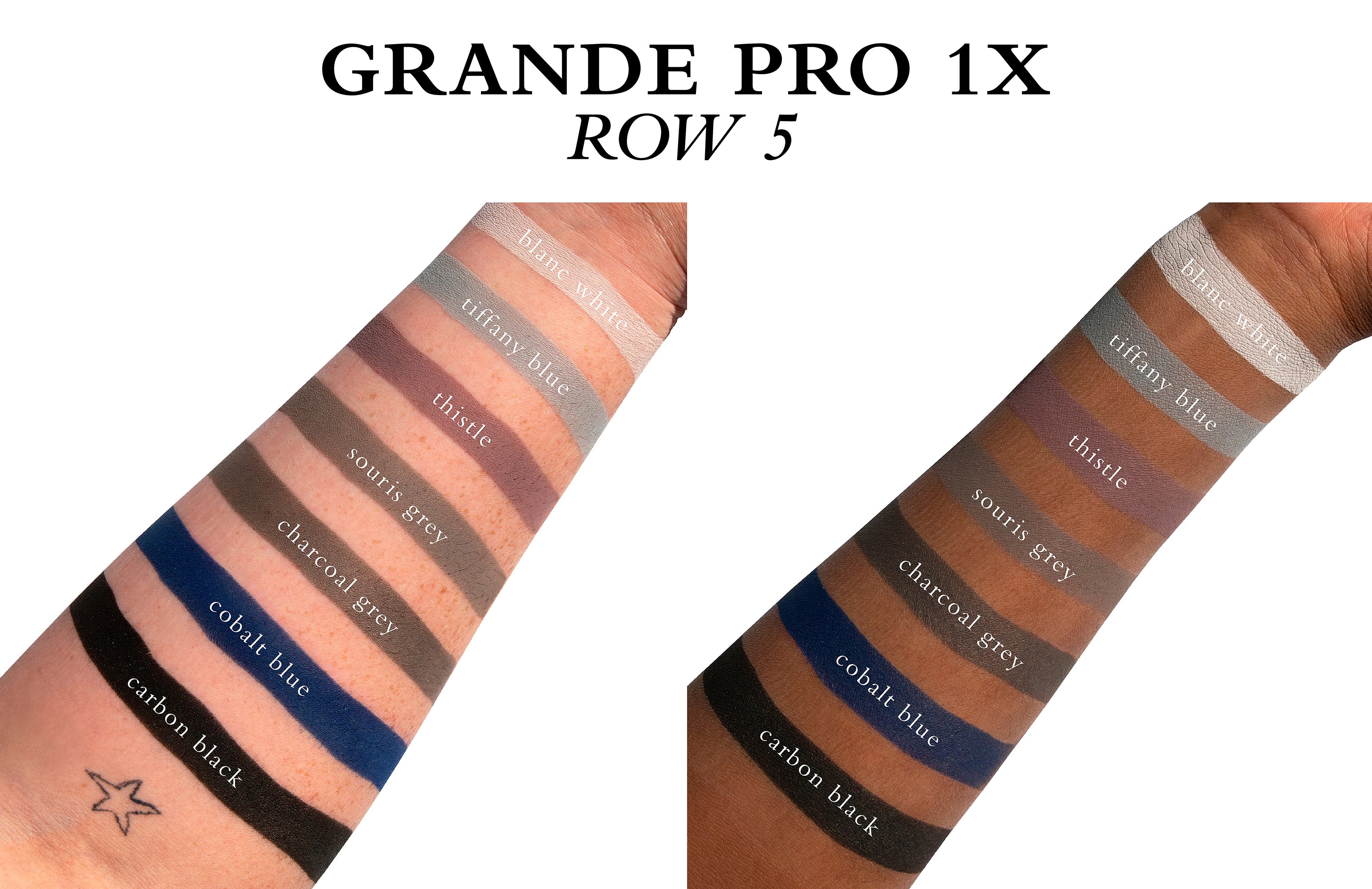 Viseart Paris Grande Pro 1x Eyeshadow Palette Shades