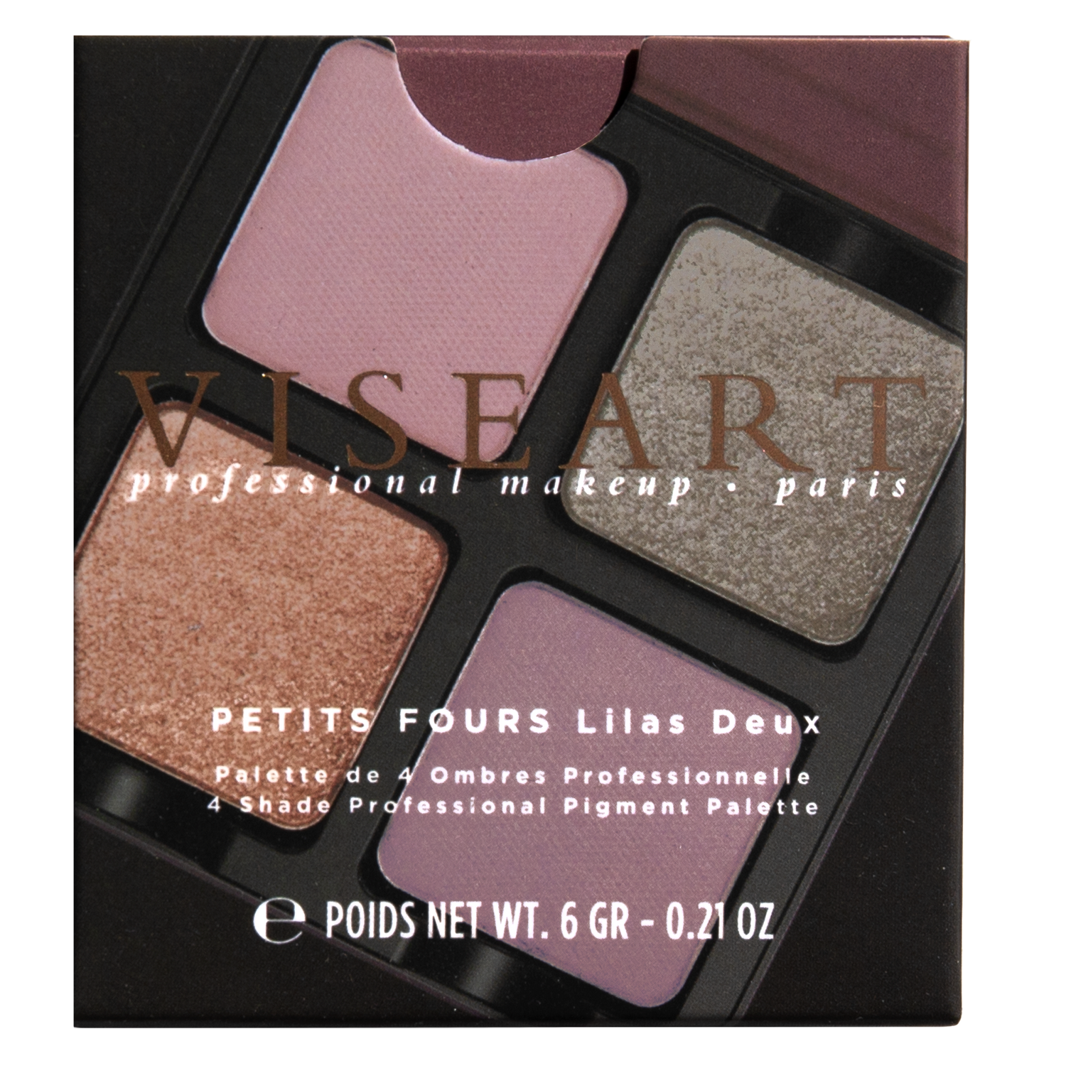 Viseart Paris Petits Fours Lilas Deux Eyeshadow Palette Carton