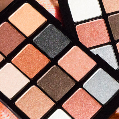 Viseart Paris Sultry Muse Slimpro Eyeshadow Palette closeup of shades