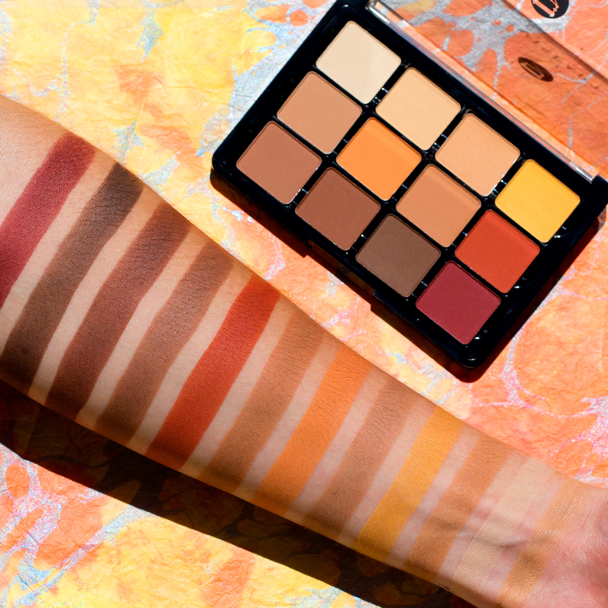 Viseart warm mattes palette offers